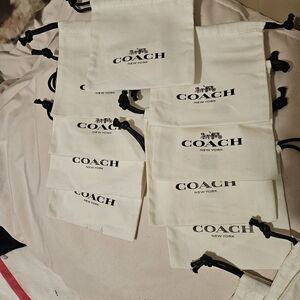 Coach Mini Bags with Black Accents